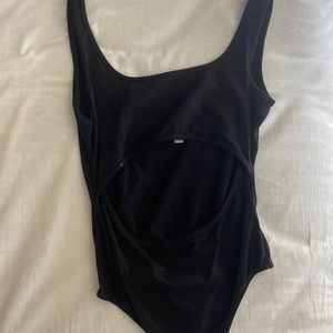 Pacsun black cut out bodysuit